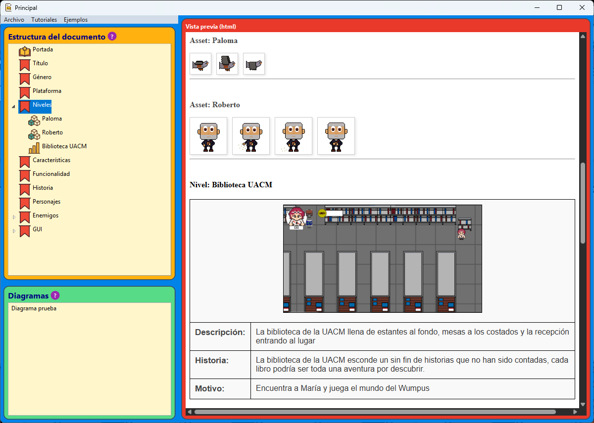 Captura del proyecto