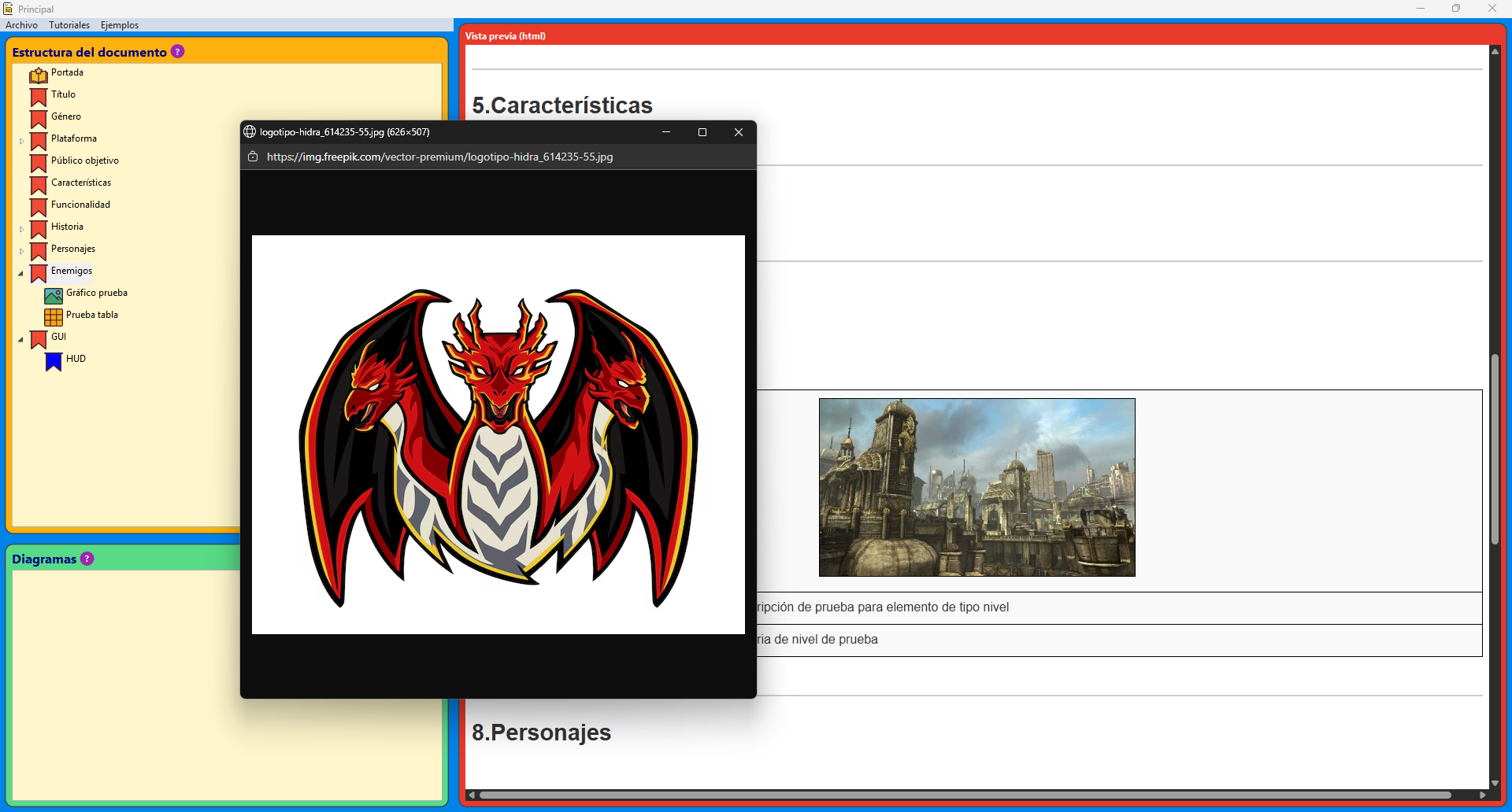 Captura del proyecto